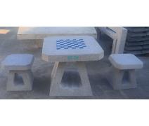Concrete Chess Table