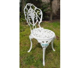 Beyaz Renk Alüminyum Bahçe Balkon Sandalyesi - SN14 