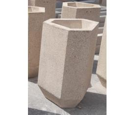 Prizma Beton Çöp Kovası Modeli / BÇ18