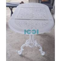 75X150 CM. ALÜMİNYUM DÖKÜM OVAL BAHÇE YAZLIK MASA MODELİ MS33
