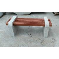 Beton ayaklı oturma bankı / Mozaik ayaklı beton bank