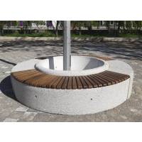 Dairesel Modüler Beton Oturma Bankı